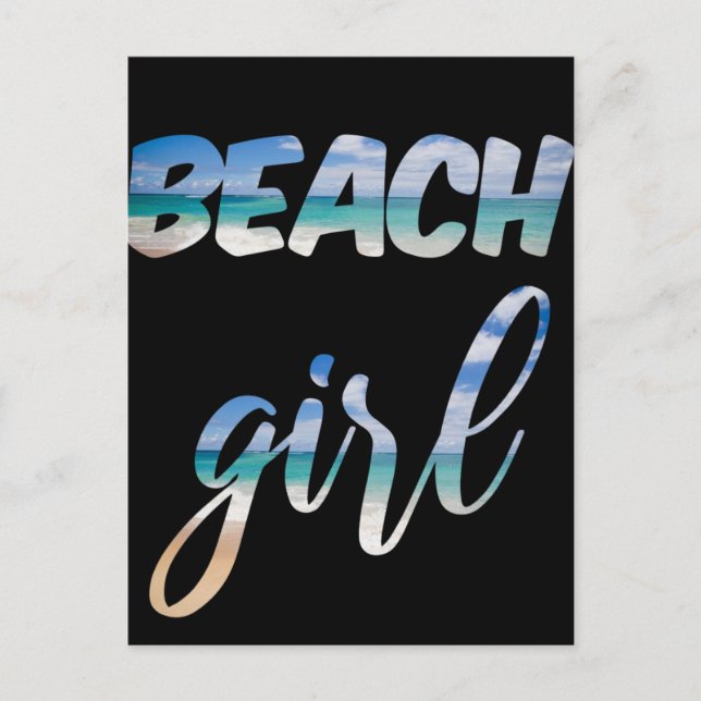 Postal Chica de la Playa (Anverso)