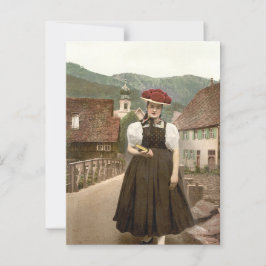 Postal Chica de la Selva Negra en Alemania (feat. 1900)