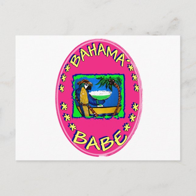 Postal Chica de las Bahamas (Anverso)