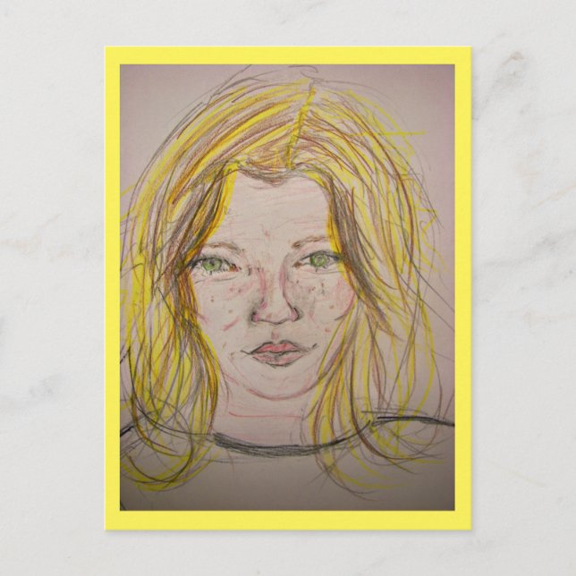 Postal Chica de modelo (Anverso)