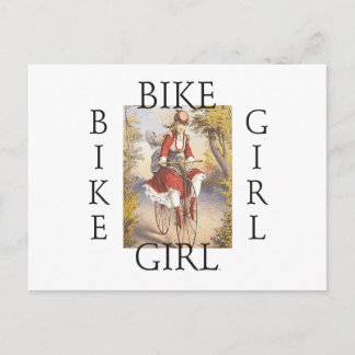 Postal CHICA de motocicletas TOP