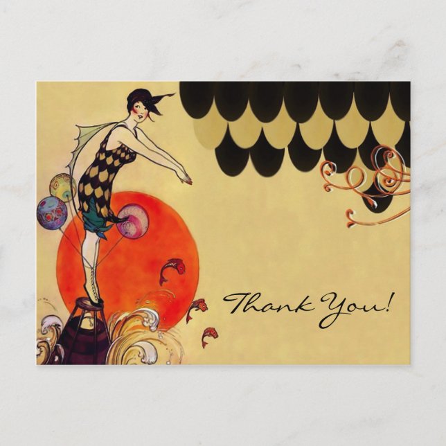 Postal Chica de natación ~ Postcard (Anverso)