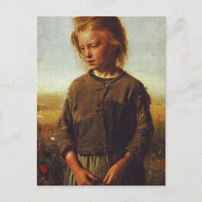 Postal Chica de pescadores, 1874 (Anverso)