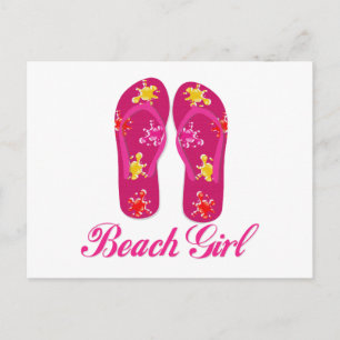 Postal Chica de playa