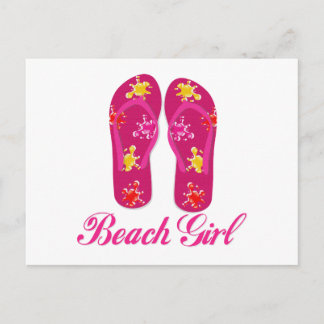 Postal Chica de playa