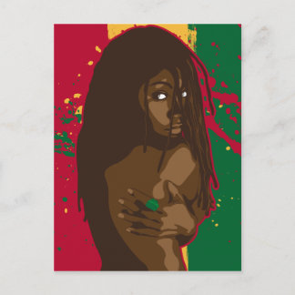 Postal Chica de Rasta
