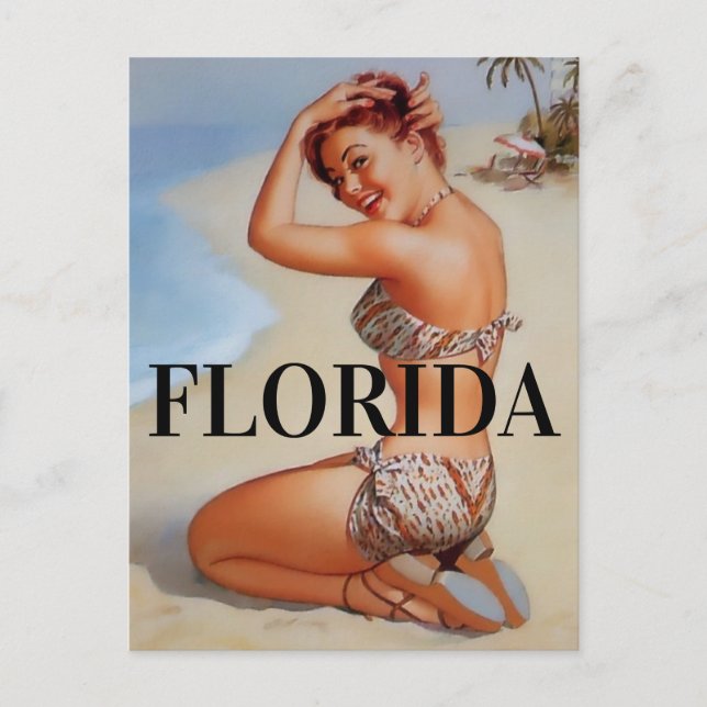 Postal Chica DE SUBIDA DE NIVEL DE NIVEL DE VINTAJE DE Fl (Anverso)