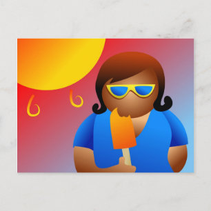 Postal Chica de verano