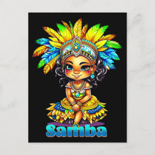 Postal Chica del Carnaval de Samba