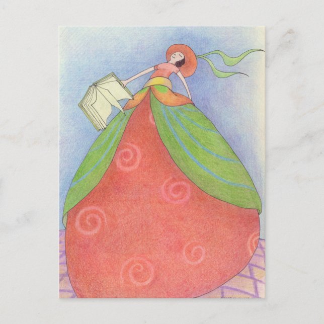 Postal Chica del libro (Anverso)