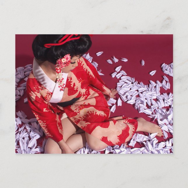 Postal Chica del mundo flotante (Anverso)