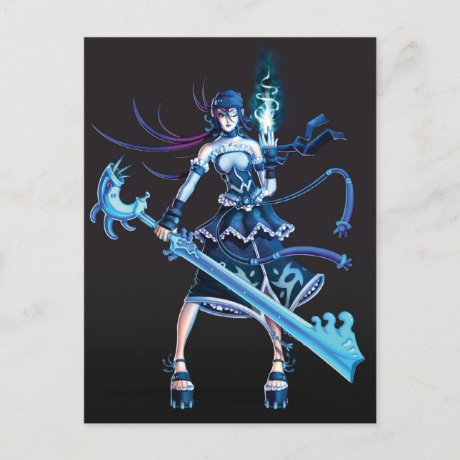 Postal Chica del pirata del animado (Anverso)