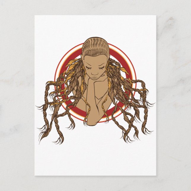 Postal Chica Dreadlock (Anverso)