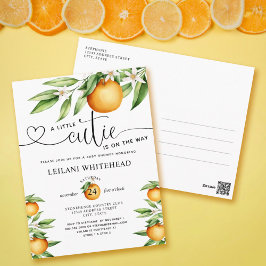 Postal Chica Dulce de Camino Aquarela Baby Shower