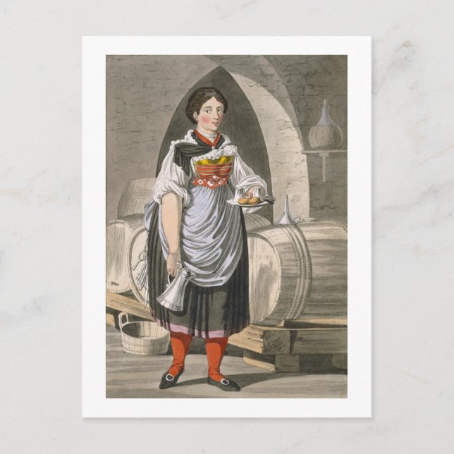 Postal Chica en servicio en una posada cerca de Innsbruck (Anverso)