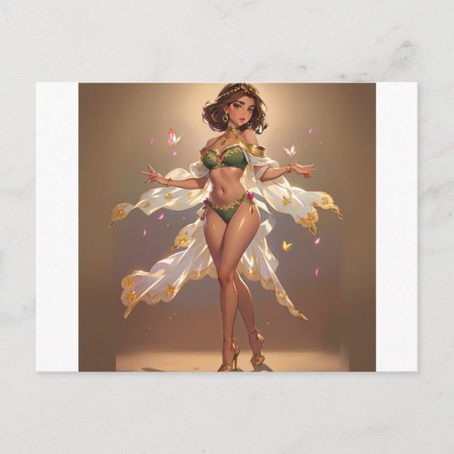 Postal Chica encantadora  (Anverso)