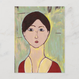 Postal Chica Face Después De Matisse