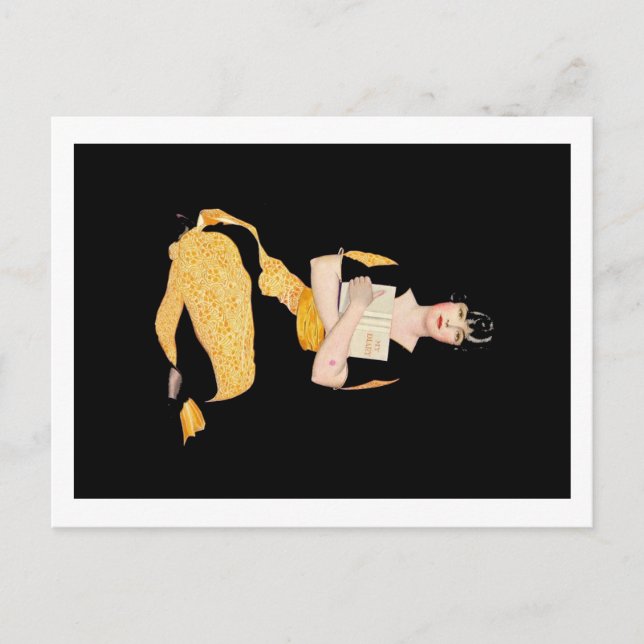 Postal Chica Fadeaway de Coles Phillips - diario (Anverso)