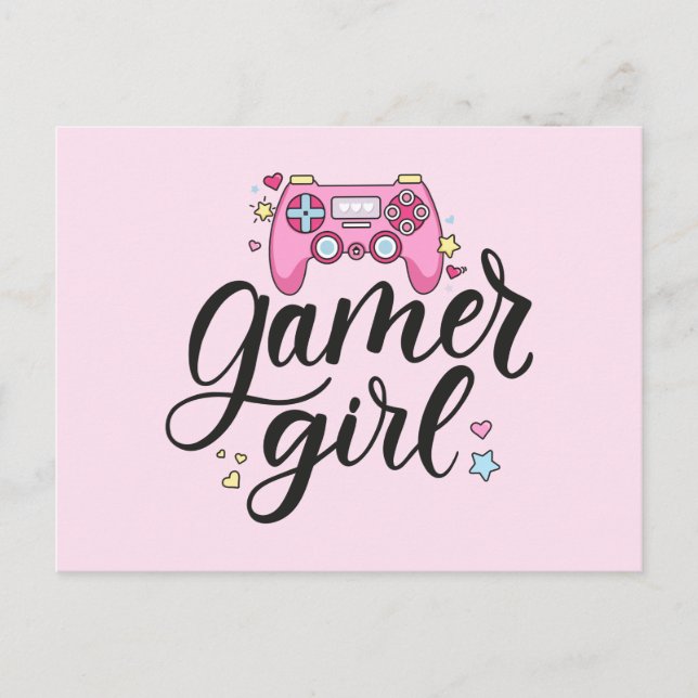 Postal Chica Gamer (Anverso)