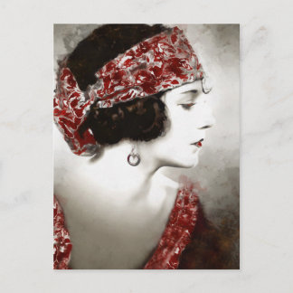 Postal Chica gitano exótico