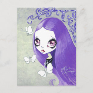 Postal Chica Gótica: "Violetta"
