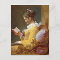 Chica joven leyendo