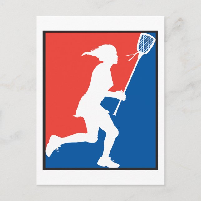 Postal Chica Lacrosse (Anverso)