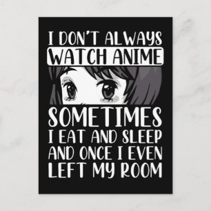 Postal Chica Otaku Anime Comic Japonés Manga Fan