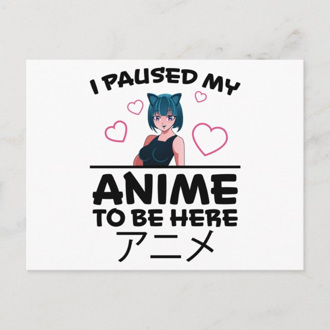 Postal Chica Otaku Anime Manga Cosplay Ramen Regalo Japon (Anverso)