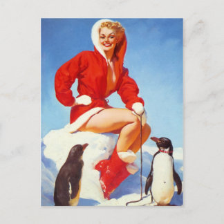 Postal Chica Pin Up