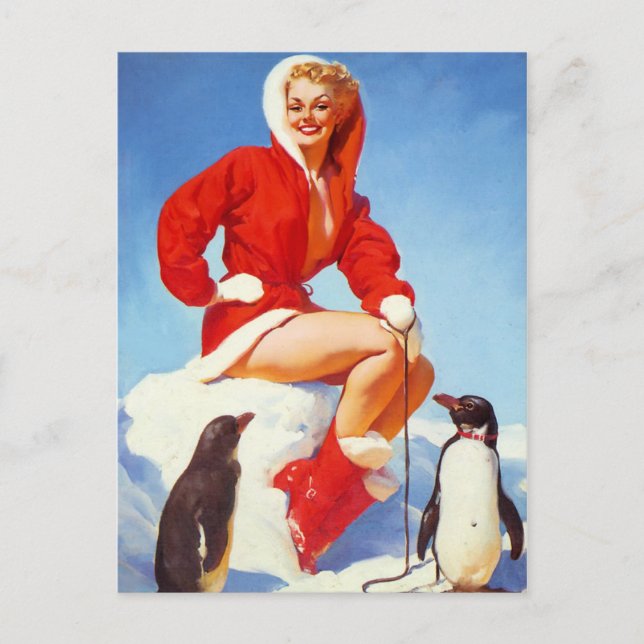 Postal Chica Pin Up (Anverso)