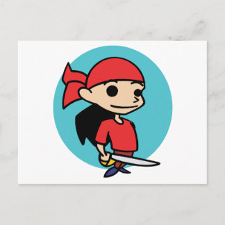 Postal Chica Pirata
