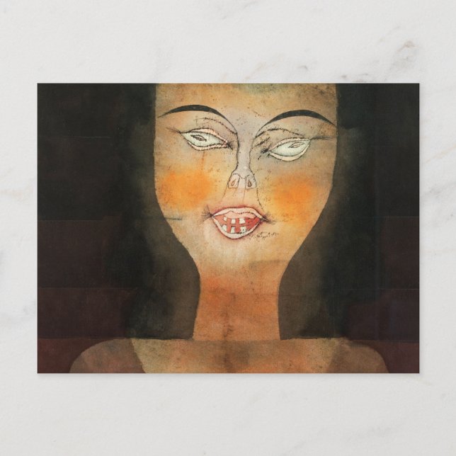 Postal Chica poseído por Paul Klee (Anverso)