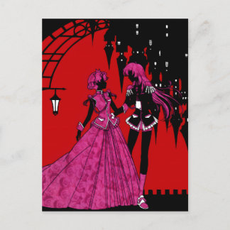 Postal Chica revolucionario Utena | Anthy & Utena