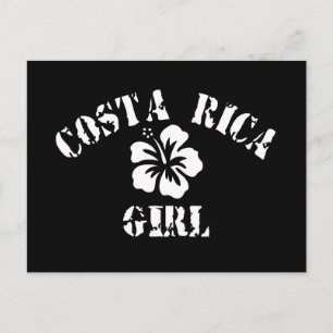 Postal Chica Rosa de Costa Rica