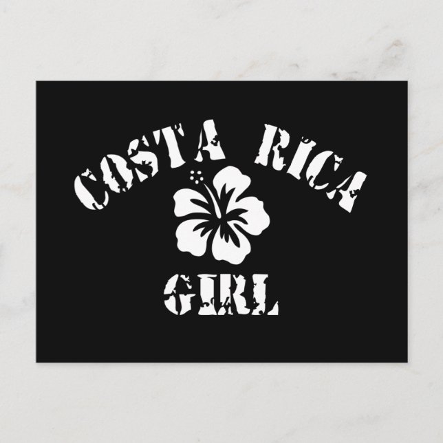 Postal Chica Rosa de Costa Rica (Anverso)