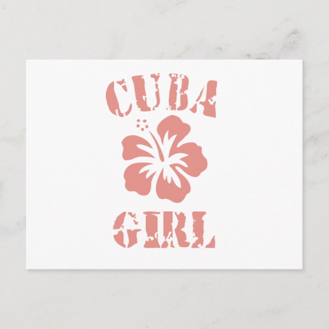 Postal Chica Rosa de Cuba (Anverso)