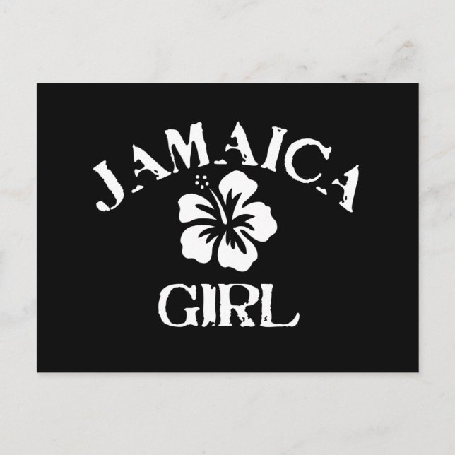 Postal Chica Rosa de Jamaica (Anverso)