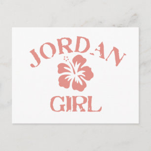 Postal Chica Rosa de Jordania
