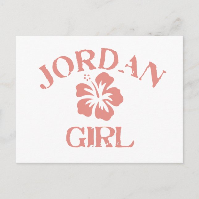Postal Chica Rosa de Jordania (Anverso)