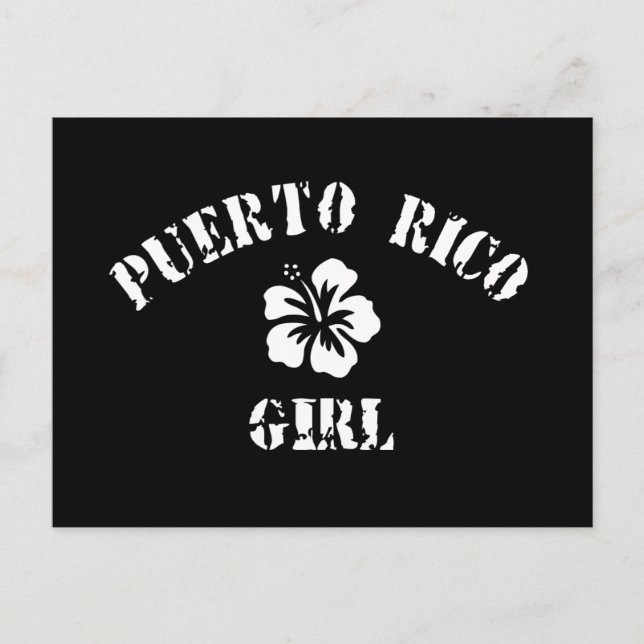 Postal Chica Rosa de Puerto Rico (Anverso)