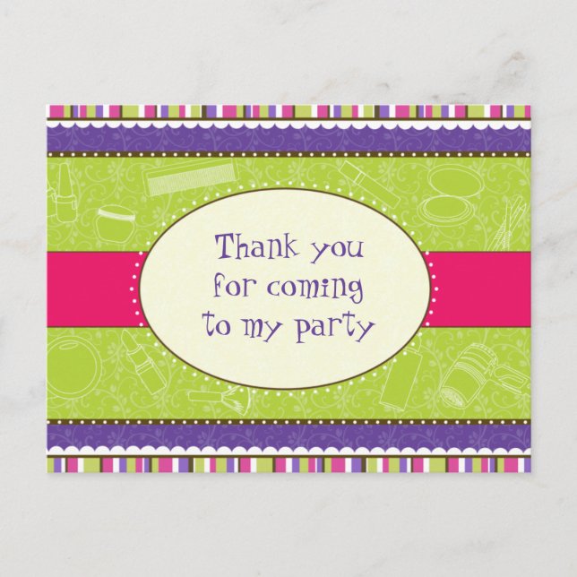 Postal Chica Sassy Gracias Postcard (Anverso)