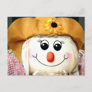 Postal Chica Scarecrow Doll