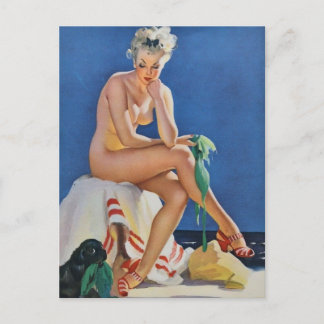 Postal Chica Sexy Vintage Pin up