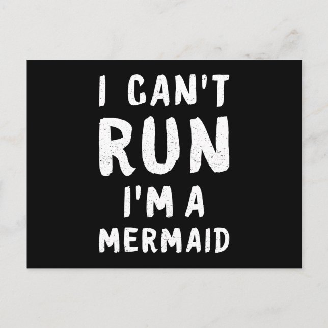 Postal Chica Sirenas Sirena Mar Regalo Divertido Cumpleañ (Anverso)