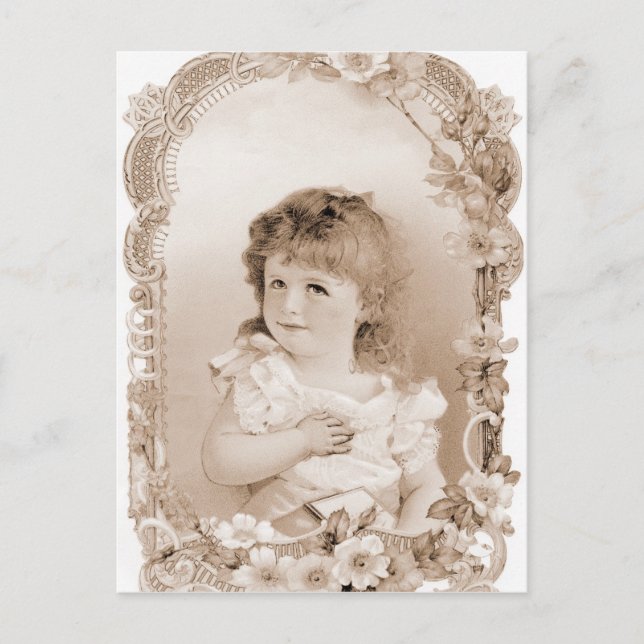 Postal Chica Sweet Vintage (Anverso)