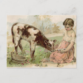 Postal Chica Vintage