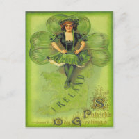 Chica Vintage Shamrock Ireland St Patrick's Day Ca