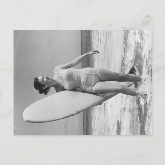 Postal Chica Vintage Surf (Anverso)