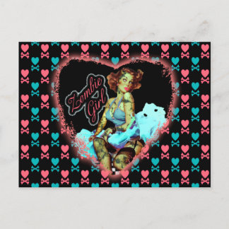 Postal chica Zombie De 80